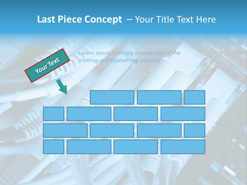 Computer Server Equipment PowerPoint Template