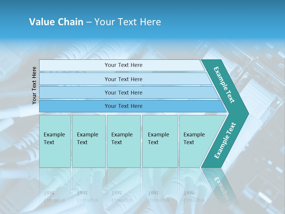 Computer Server Equipment PowerPoint Template