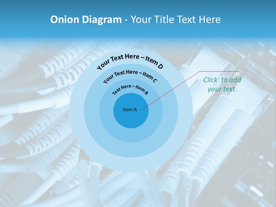 Computer Server Equipment PowerPoint Template