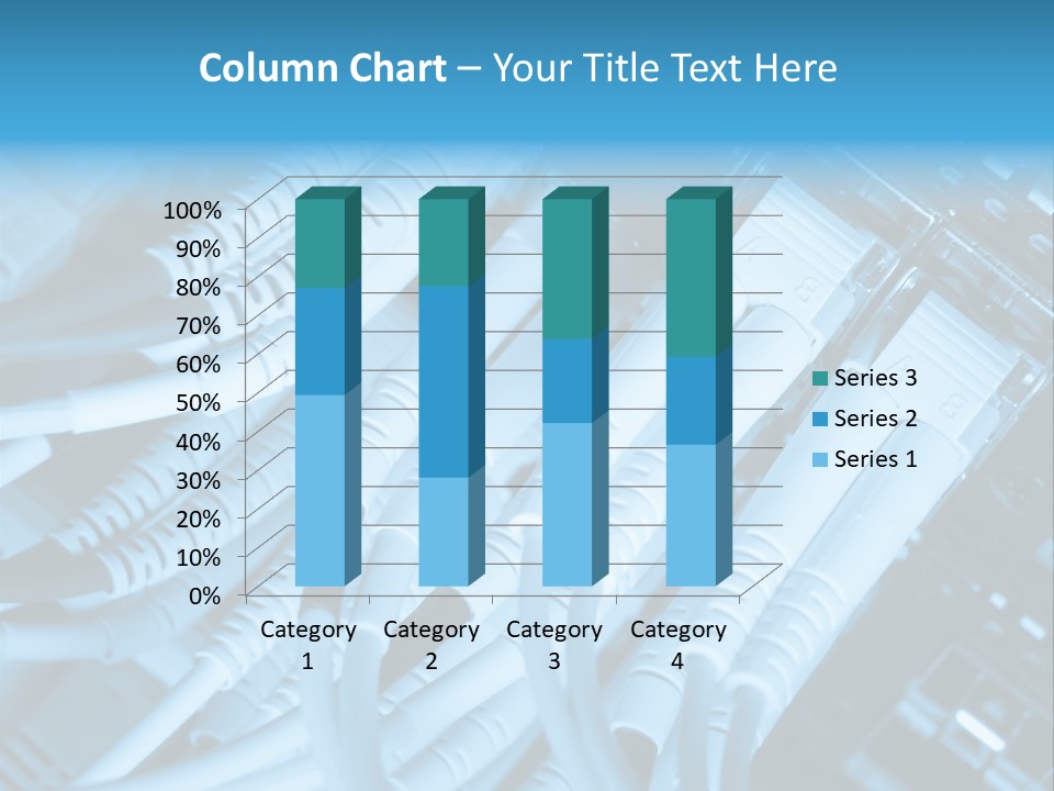 Computer Server Equipment PowerPoint Template