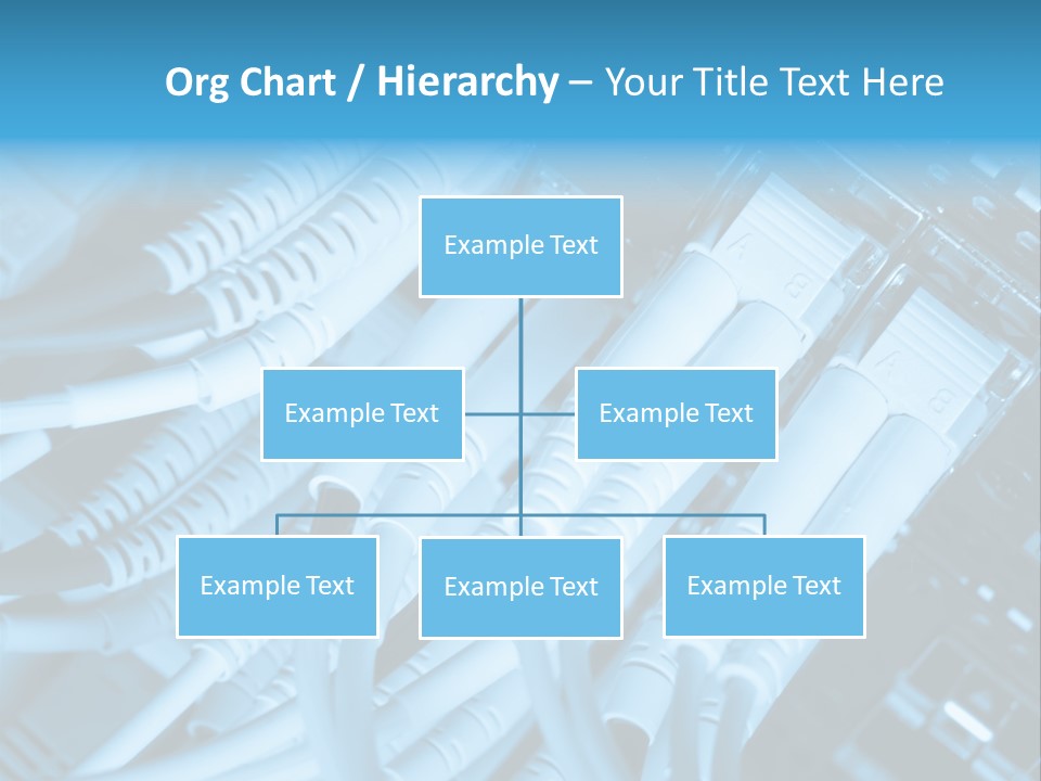Computer Server Equipment PowerPoint Template