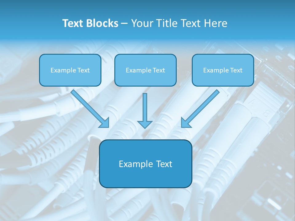 Computer Server Equipment PowerPoint Template