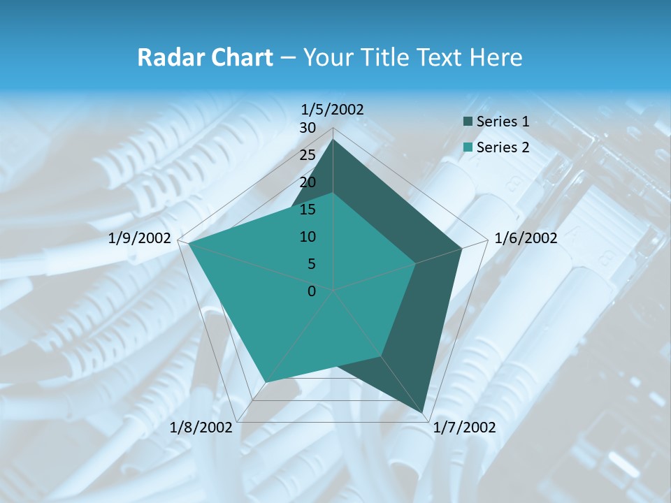 Computer Server Equipment PowerPoint Template