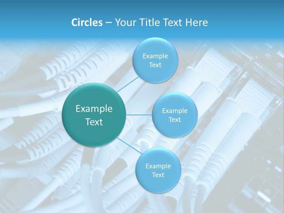 Computer Server Equipment PowerPoint Template