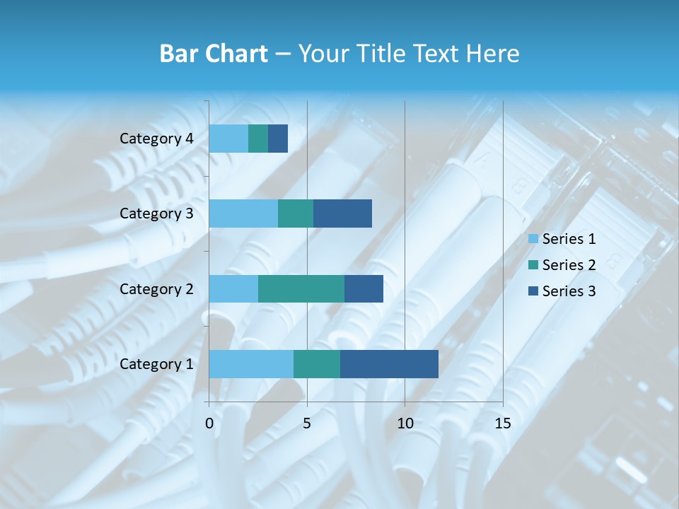 Computer Server Equipment PowerPoint Template