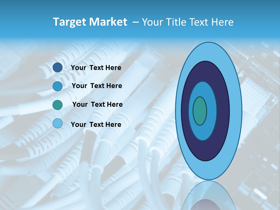 Computer Server Equipment PowerPoint Template