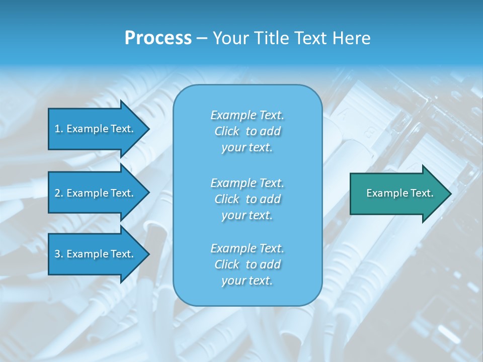 Computer Server Equipment PowerPoint Template