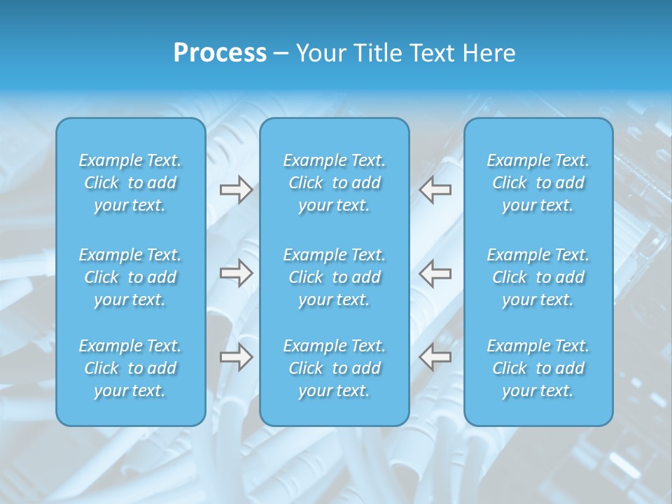 Computer Server Equipment PowerPoint Template