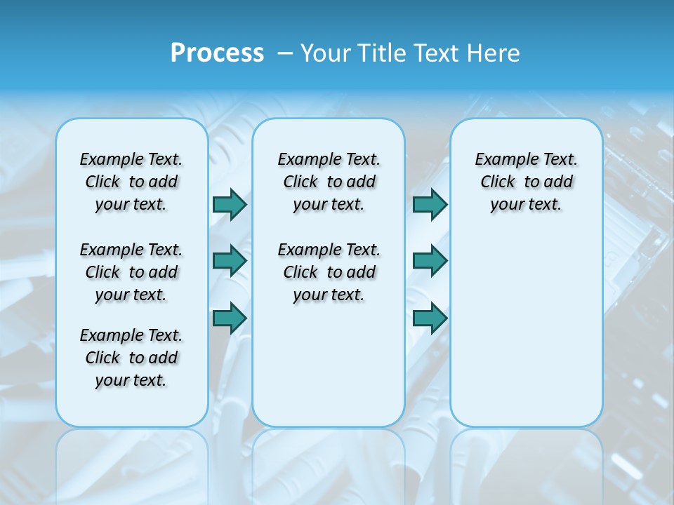 Computer Server Equipment PowerPoint Template