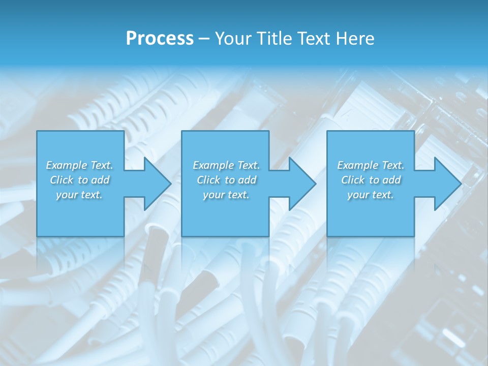 Computer Server Equipment PowerPoint Template