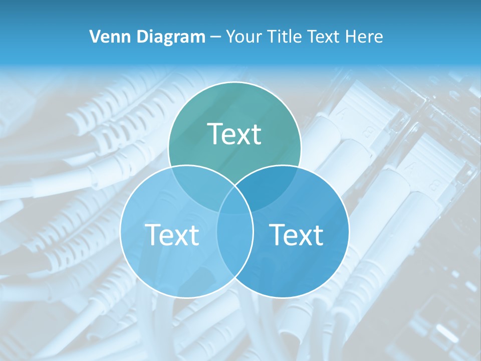 Computer Server Equipment PowerPoint Template