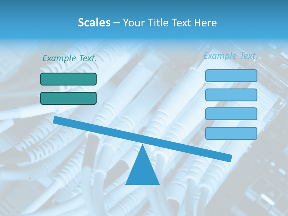 Computer Server Equipment PowerPoint Template