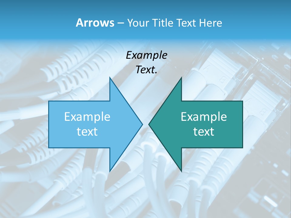Computer Server Equipment PowerPoint Template