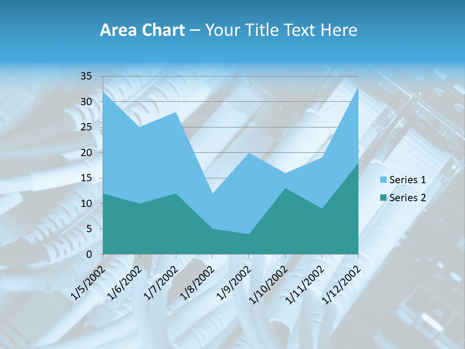 Computer Server Equipment PowerPoint Template