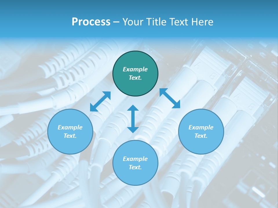 Computer Server Equipment PowerPoint Template