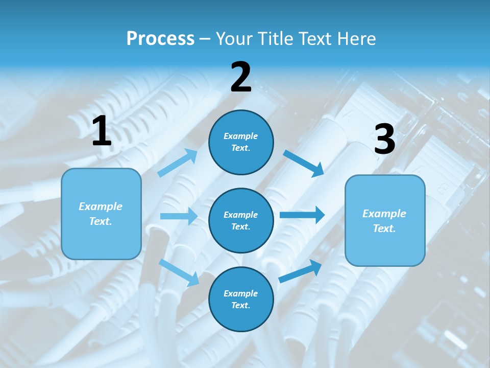 Computer Server Equipment PowerPoint Template