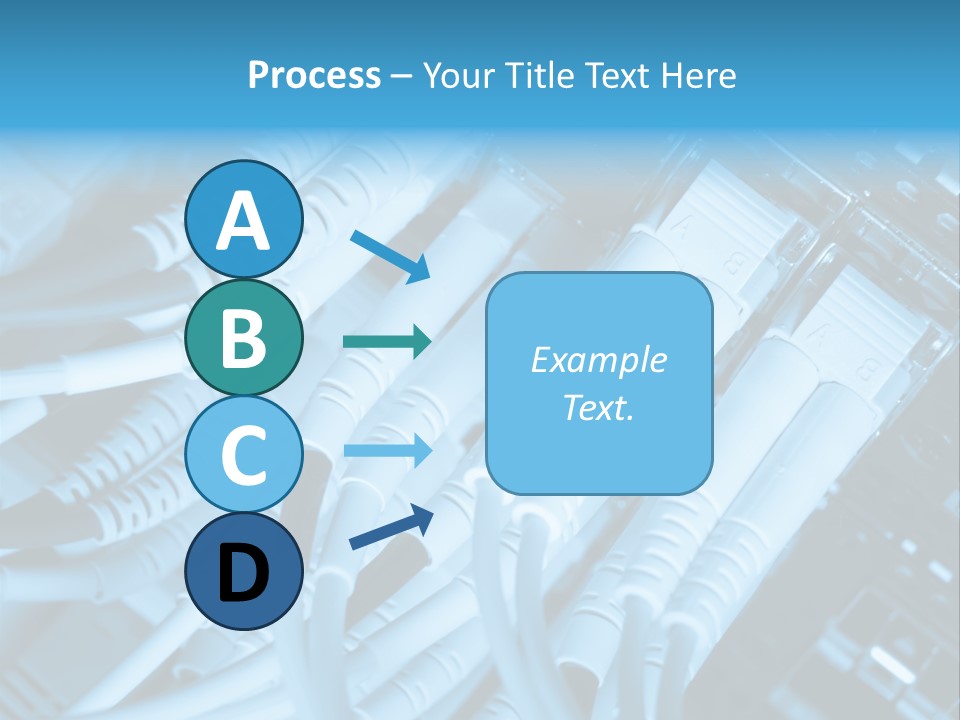 Computer Server Equipment PowerPoint Template