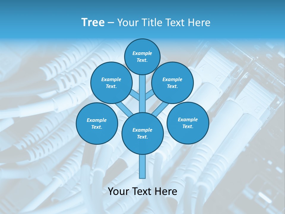 Computer Server Equipment PowerPoint Template