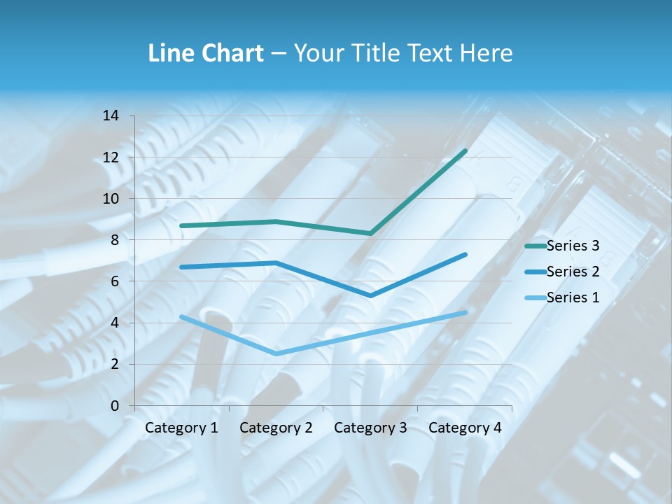 Computer Server Equipment PowerPoint Template