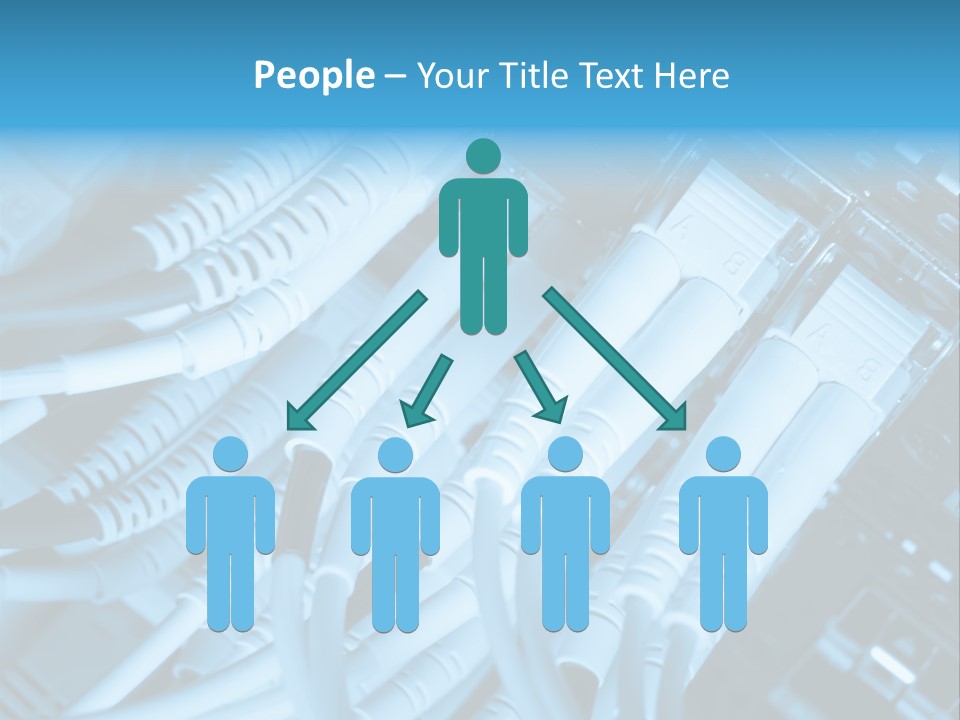 Computer Server Equipment PowerPoint Template