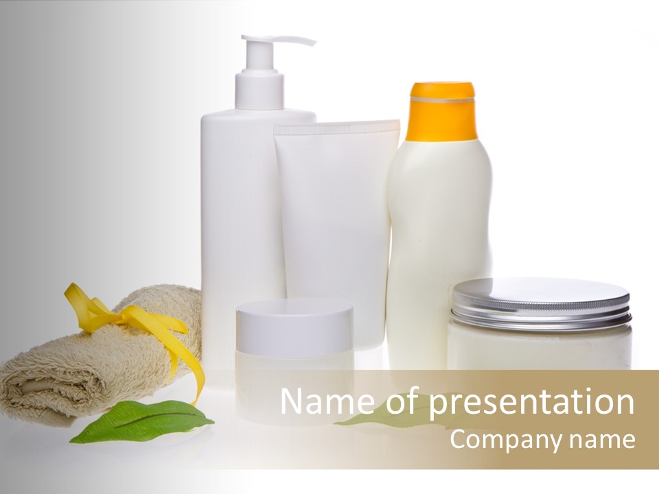 Essential Purity Moisturizer PowerPoint Template