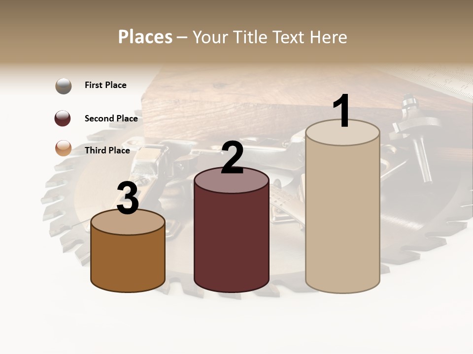 Electric Improvement Wood PowerPoint Template