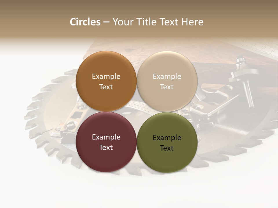 Electric Improvement Wood PowerPoint Template