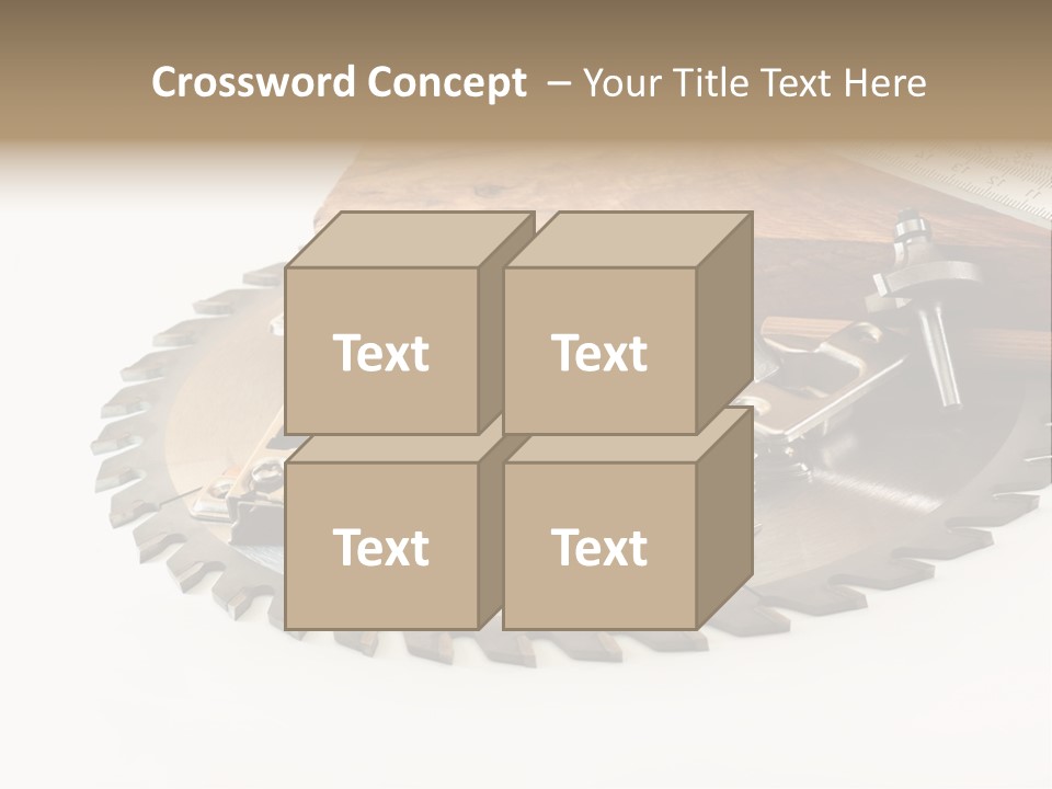 Electric Improvement Wood PowerPoint Template