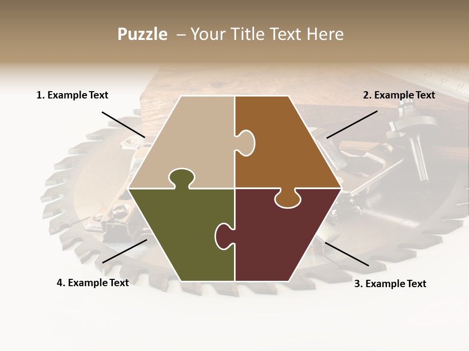 Electric Improvement Wood PowerPoint Template