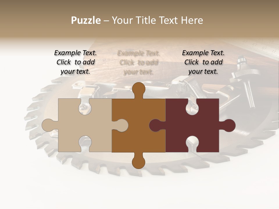 Electric Improvement Wood PowerPoint Template