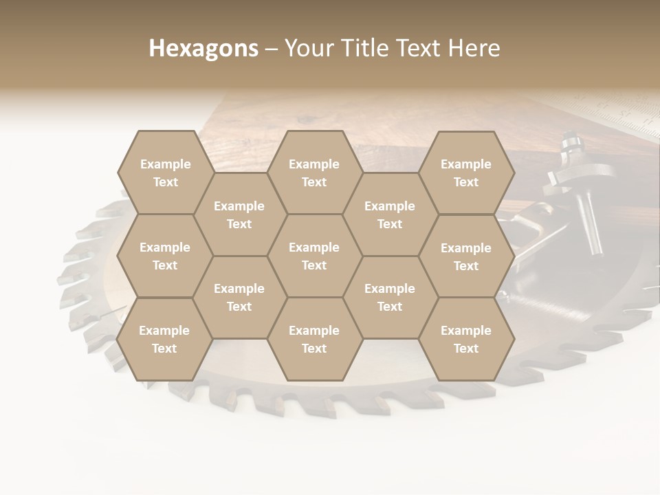 Electric Improvement Wood PowerPoint Template