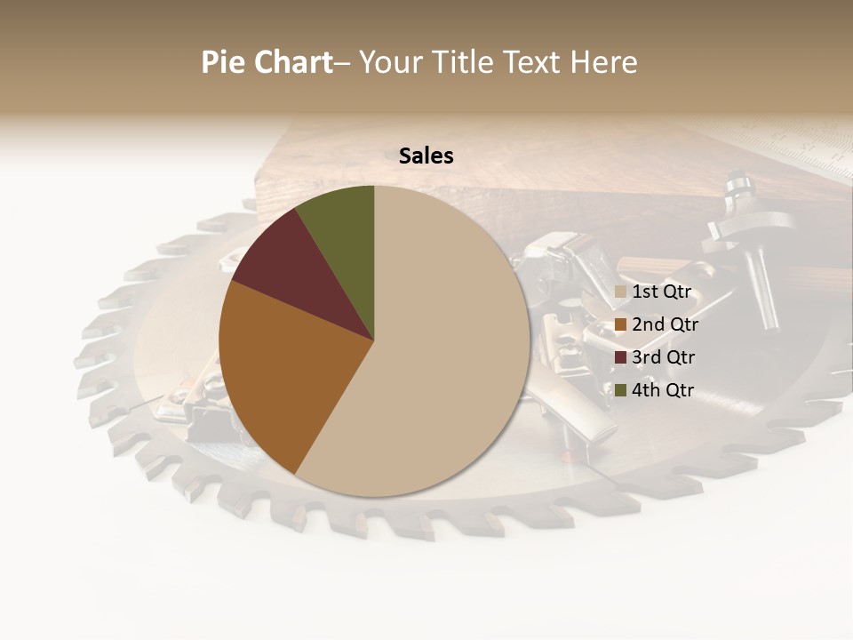 Electric Improvement Wood PowerPoint Template