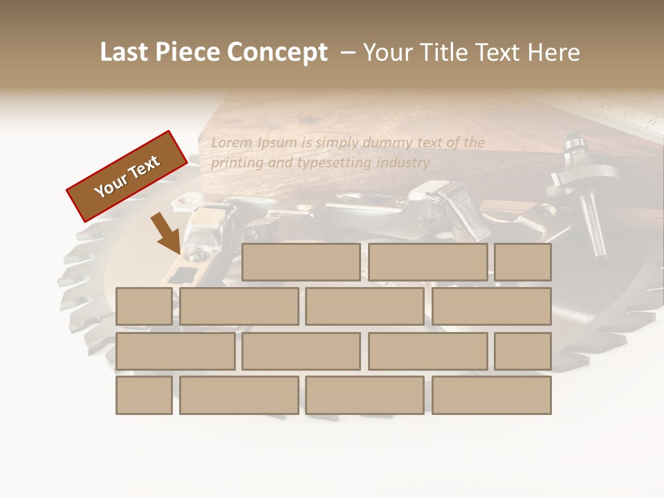 Electric Improvement Wood PowerPoint Template