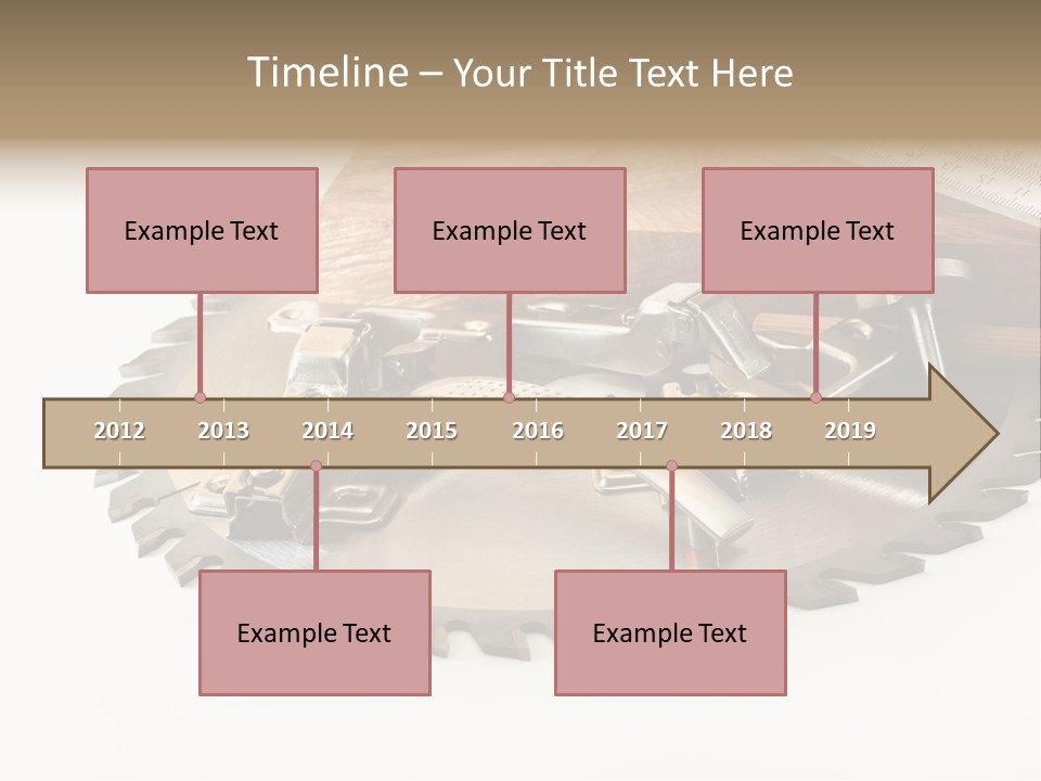 Electric Improvement Wood PowerPoint Template