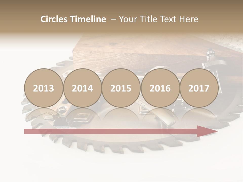 Electric Improvement Wood PowerPoint Template