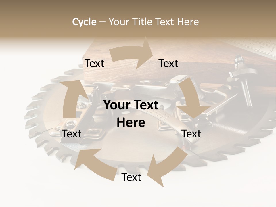Electric Improvement Wood PowerPoint Template