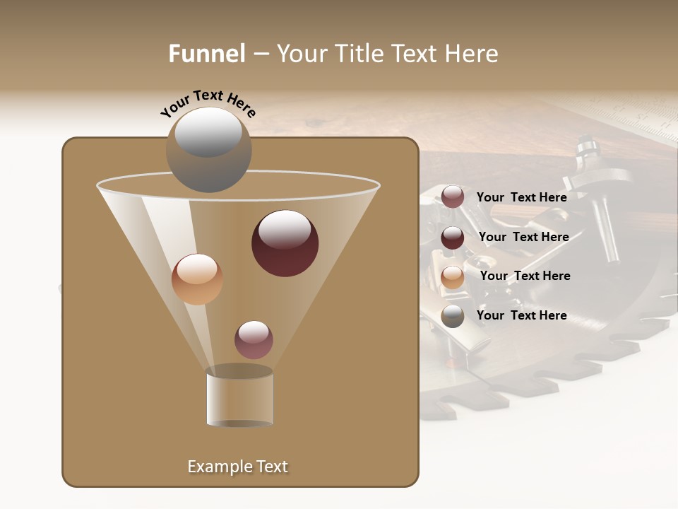 Electric Improvement Wood PowerPoint Template