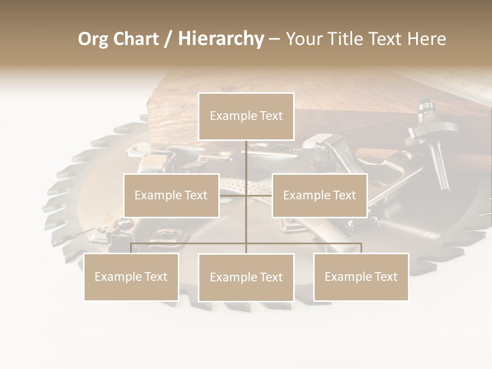 Electric Improvement Wood PowerPoint Template