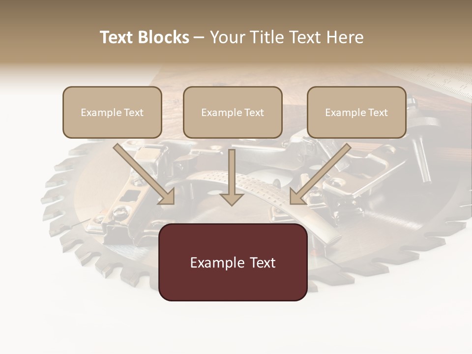Electric Improvement Wood PowerPoint Template