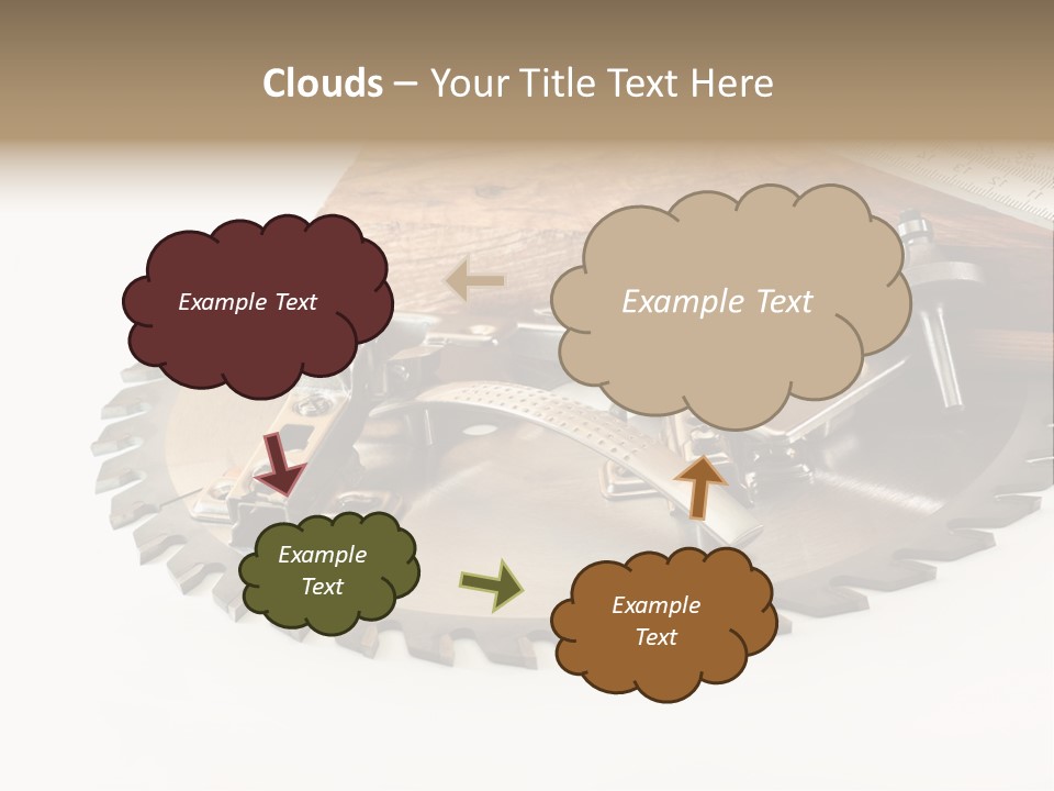 Electric Improvement Wood PowerPoint Template