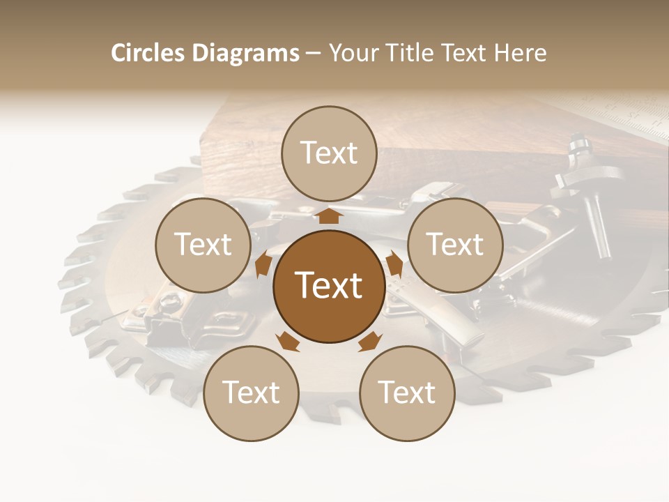 Electric Improvement Wood PowerPoint Template