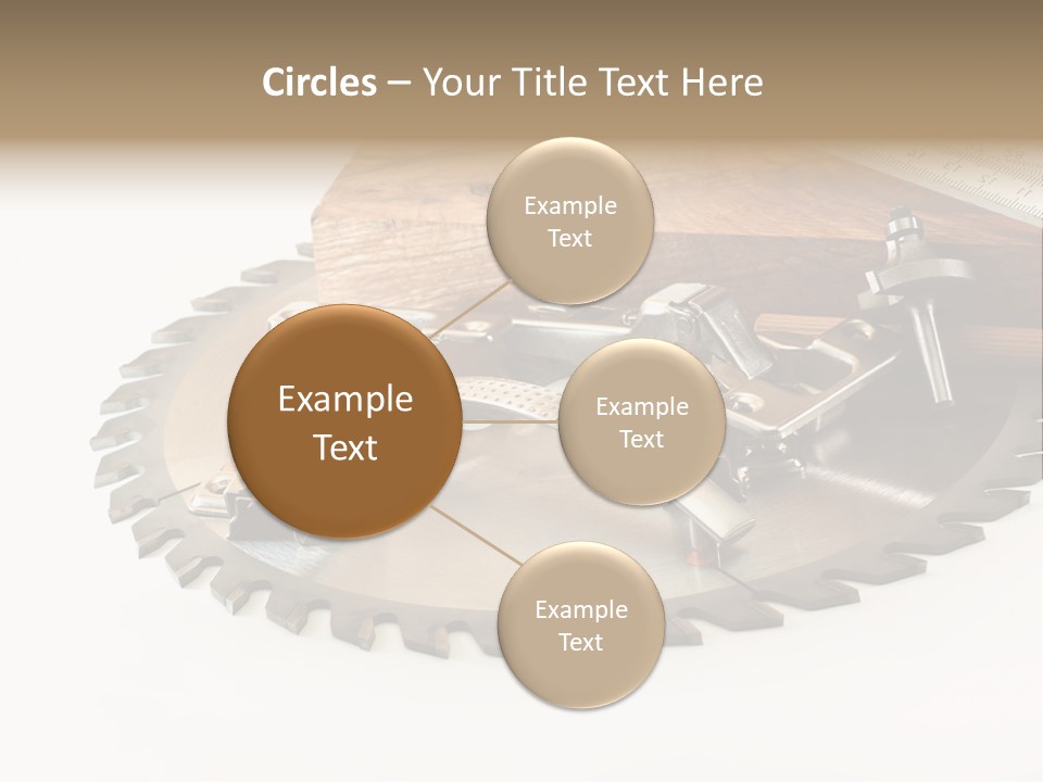 Electric Improvement Wood PowerPoint Template