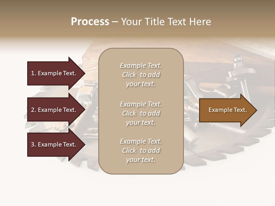 Electric Improvement Wood PowerPoint Template