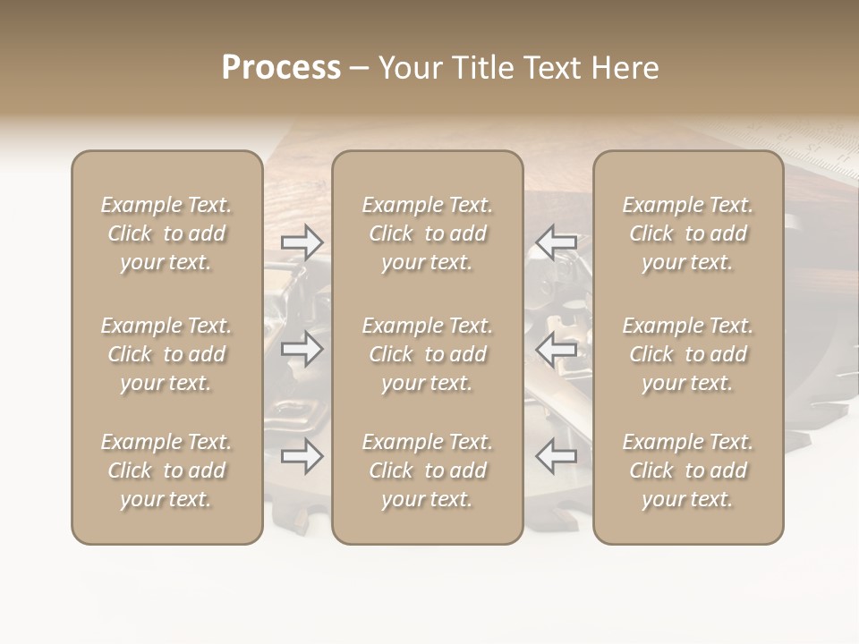 Electric Improvement Wood PowerPoint Template