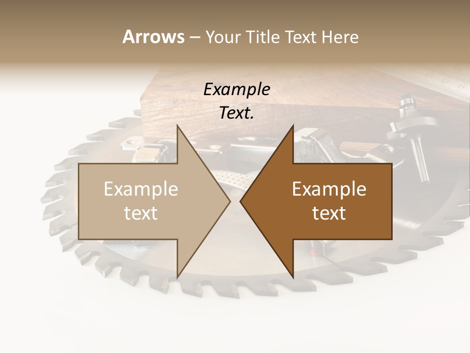 Electric Improvement Wood PowerPoint Template