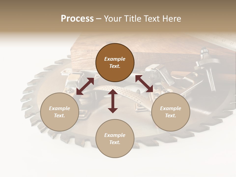 Electric Improvement Wood PowerPoint Template