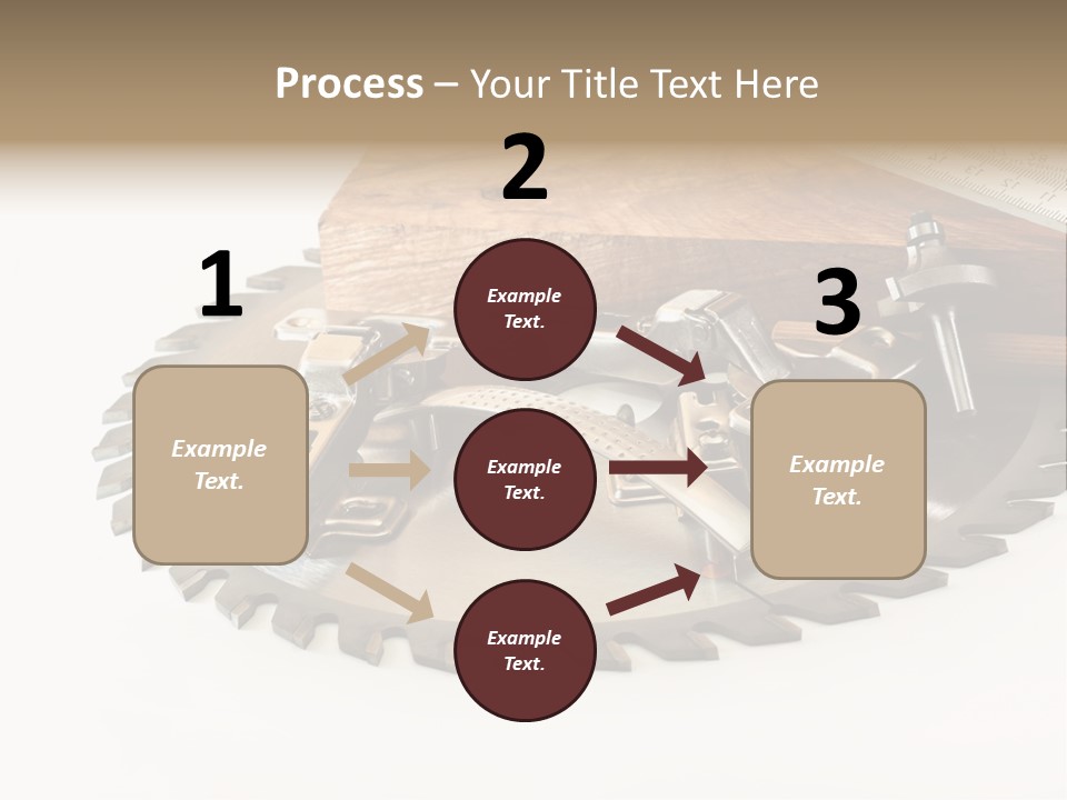 Electric Improvement Wood PowerPoint Template