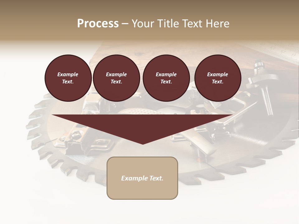 Electric Improvement Wood PowerPoint Template