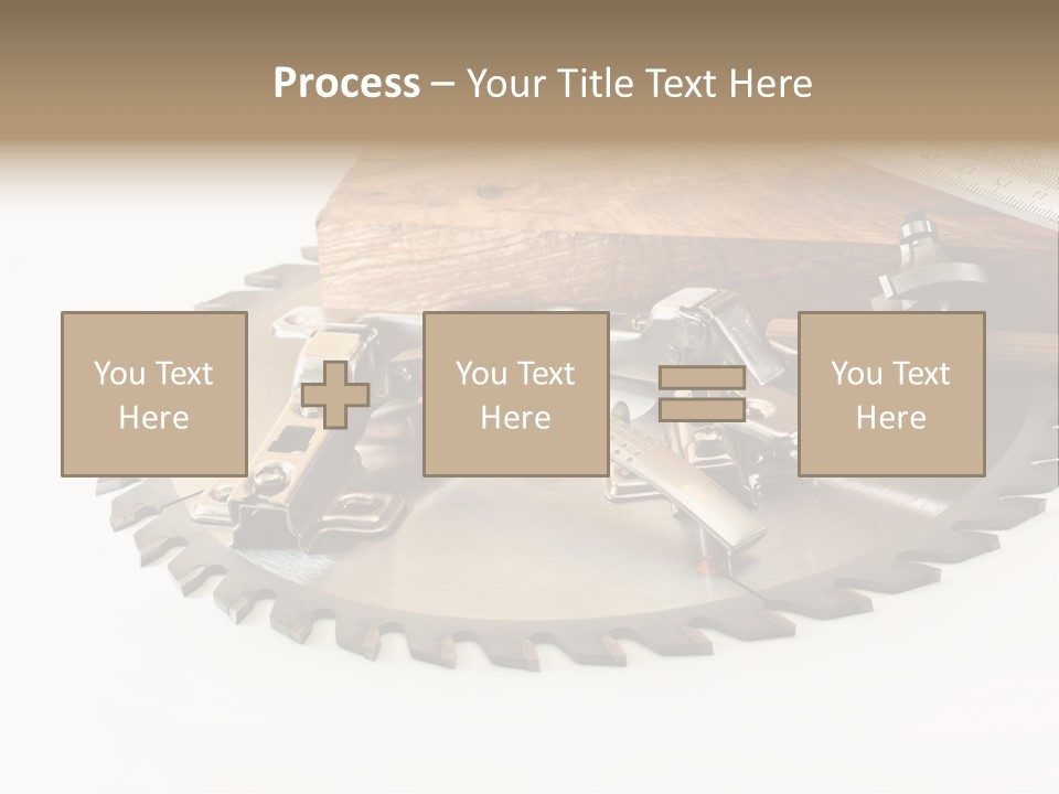 Electric Improvement Wood PowerPoint Template