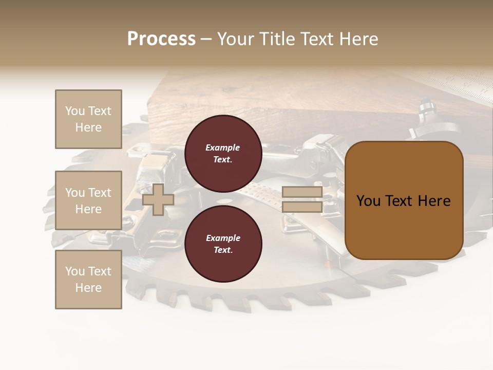 Electric Improvement Wood PowerPoint Template